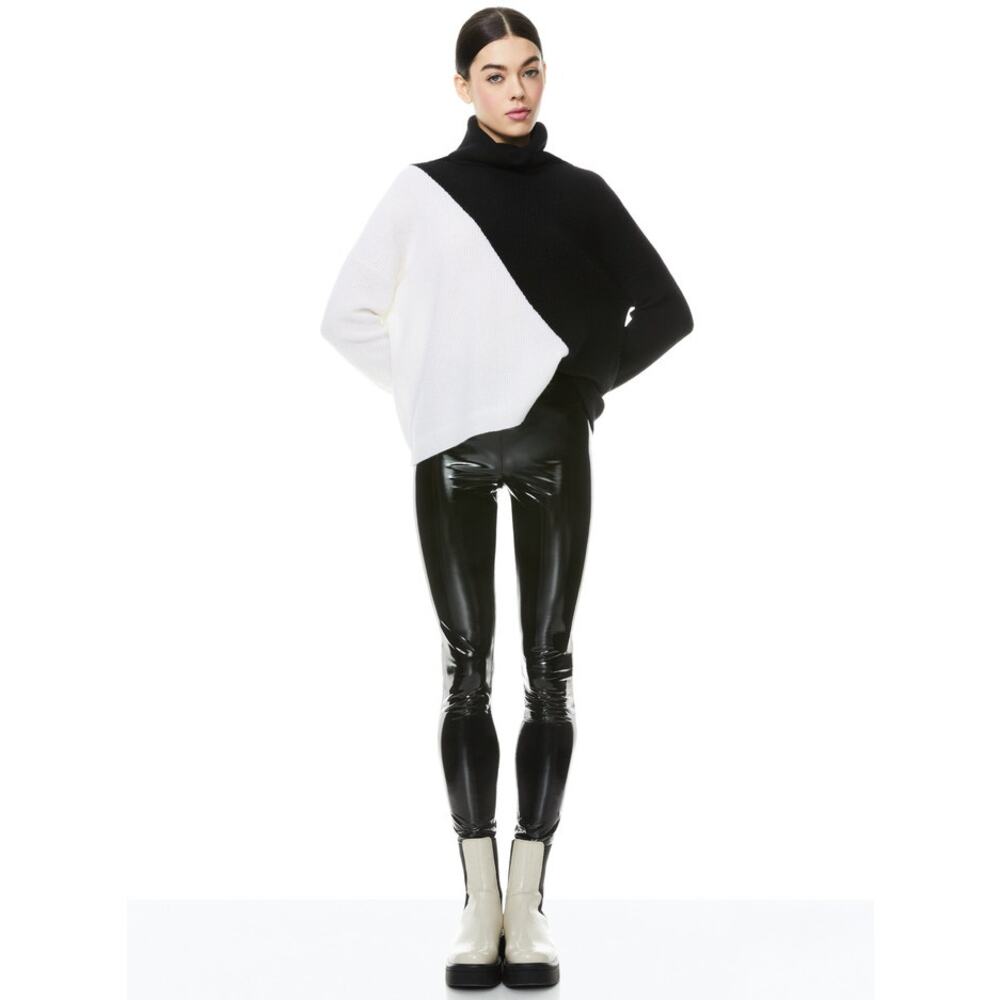 NWT Alice + Olivia Latex Pants - Picture 4 of 8